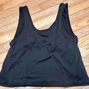 Cotton On Black Sleeveless Tank Top L Large
